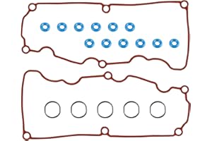 Wollvon Cylinder Valve Cover Gasket Set VS50529R MS96123 Compatible with Ford Explorer 4.0L 02-10 Ranger 4.0L Explorer Sport Trac 4.0L Land Rover LR3 4.0L Mazda B4000 4.0L Mercury Mountaineer 4.0L