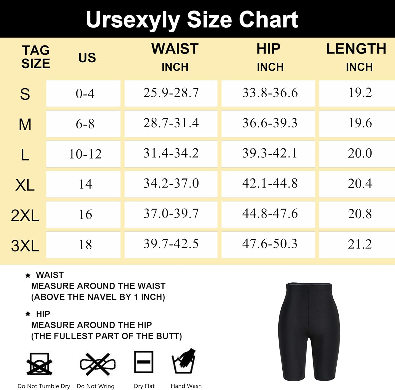 Ursexyly Women Sauna Sweat Shorts Hot Fitness Capris Pants Exercise Leggings High Waist Thermo Workout Gym Short Pants: Clothing