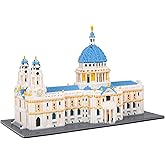 LULUFUN St. Paul's Cathedral Model Building Block Kit, Famous Architecture Mini Building Block, Collection Model Sets,Toy Gif
