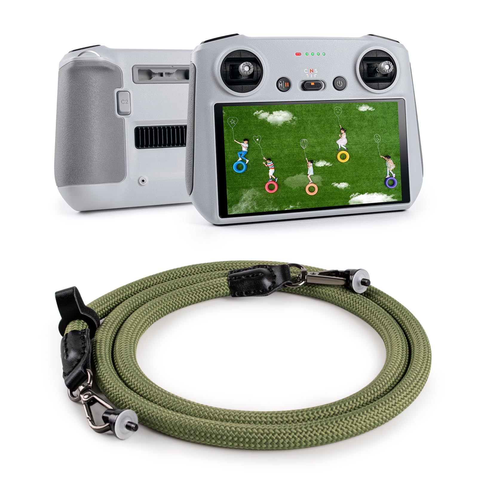 VOVMOEYA DJI RC2/Mavic 3 Pro Neck Lanyard - Green
