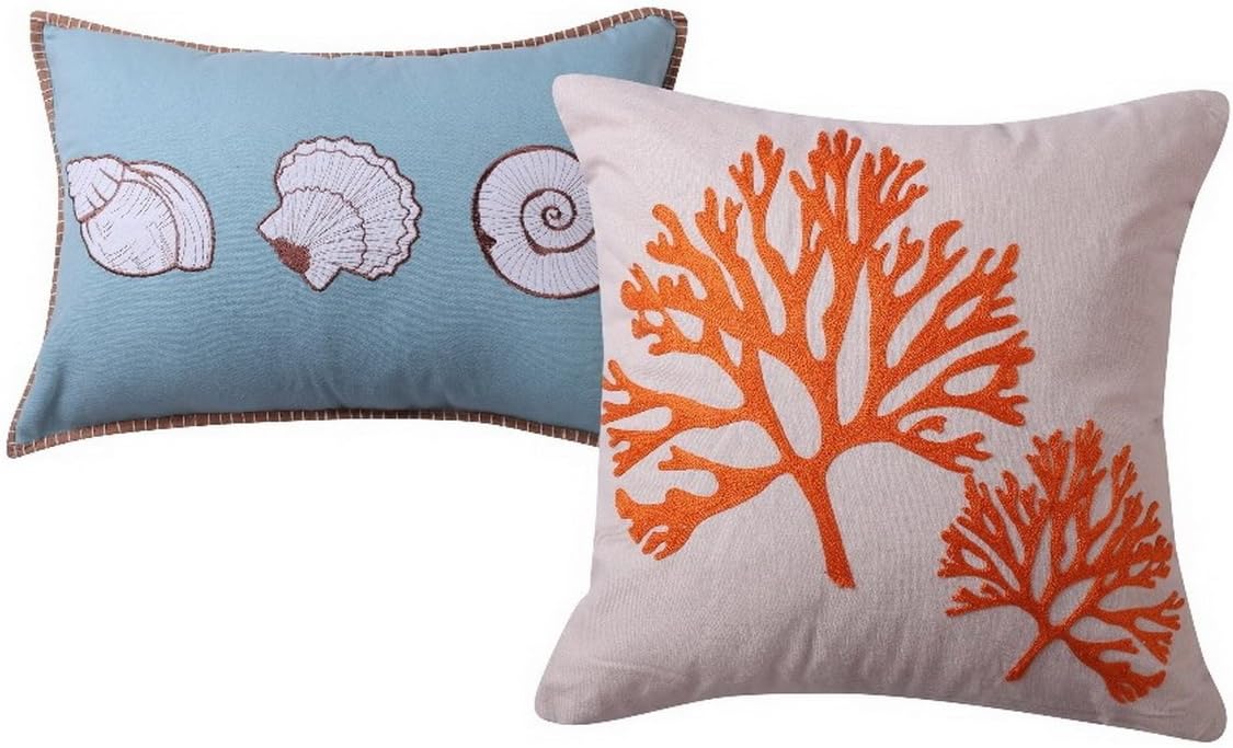 Amazon Com Finely Stitched Coastal Seaside Cottage Print Pattern