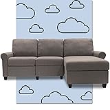 Serta Copenhagen Reclining Sectional Sofa, Small