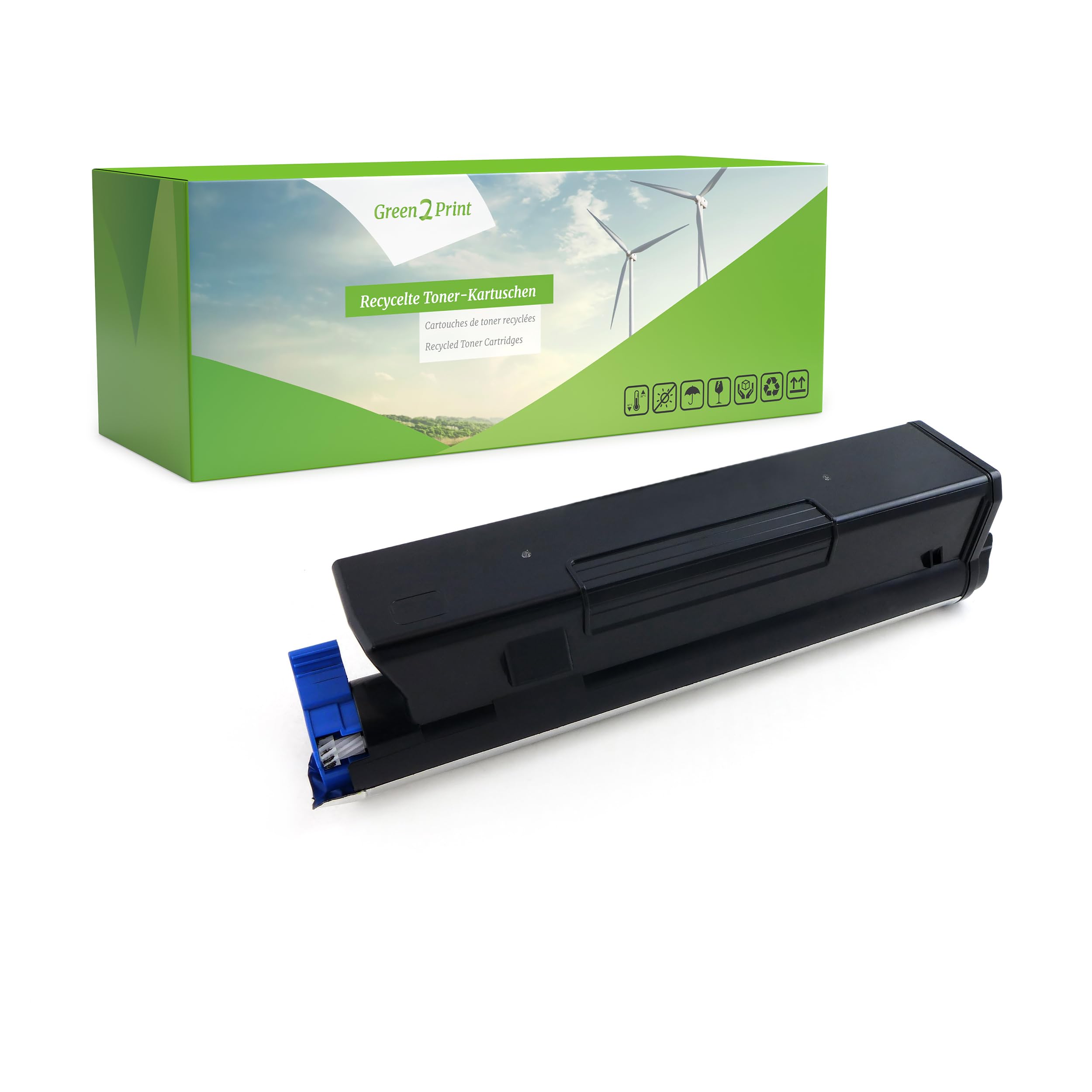 Green2Print Toner black 7000 pages replaces OKI 43979202 Toner cartridge for OKI B430, B440, MB460, MB470, MB480