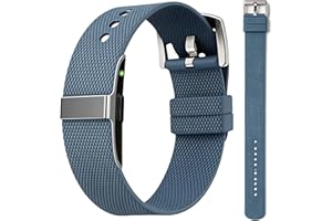 Silicone Sport Band Compatible with Hume Band Replacement, Ultra Soft Adjustable Strap with Secure Metal Buckle for Hume Health Band, Waterproof Wristband Accessories for Men Women Workout & Sleep