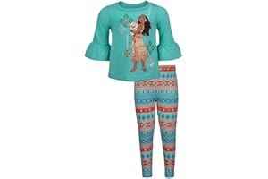 Disney Moana Graphic T-Shirt and Leggings Outfit Set Toddler to Big Kid