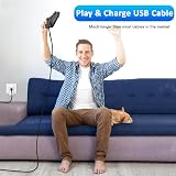 BLKing USB Charger Cable for PS4 DualShock 4 Controller 5M Micro USB view 3