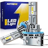 AUTOONE H15 LED Bulb, 70000LM H15 Lights, No Flickering, Easy Install, 70K+ Lifespan, 2PCS