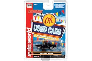 AW AUTO WORLD Auto World Thunderjet OK Used Cars 1963 Buick Riviera (Black) HO Scale Slot Car