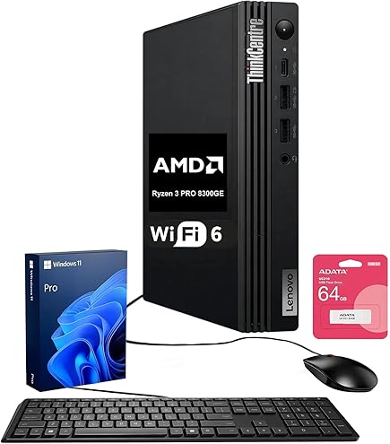 Amazon.com: Lenovo ThinkCentre M70q Tiny Business Desktop, Intel