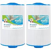 BLUEFLO Spa Filter Replacement for Pleatco PMA40L-F2M, Unicel 6CH-402, Master Spas Twilight X268365, X268543, PMA40L Hot Tub Filter, 2 Pack