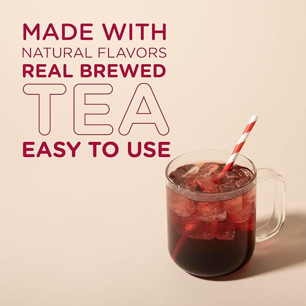 SPLENDA PREMIUM HIBISCUS TEA 1:1 CONCENTRATE, ZERO SUGAR, GLUTEN FREE, REAL BREWED TEA, 32 FL OZ