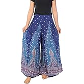 Lannaclothesdesign Palazzo Pants for Women Wide Leg Boho Harem Yoga Pants S M L XL Sizes