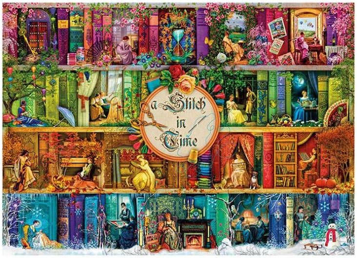 RUIKA Jigsaw Puzzle 1000 Piece for Adults and Children Puzzle Classic Puzzle Landscape Mrs. Alice DIY Collectibles Modern Home Decoration