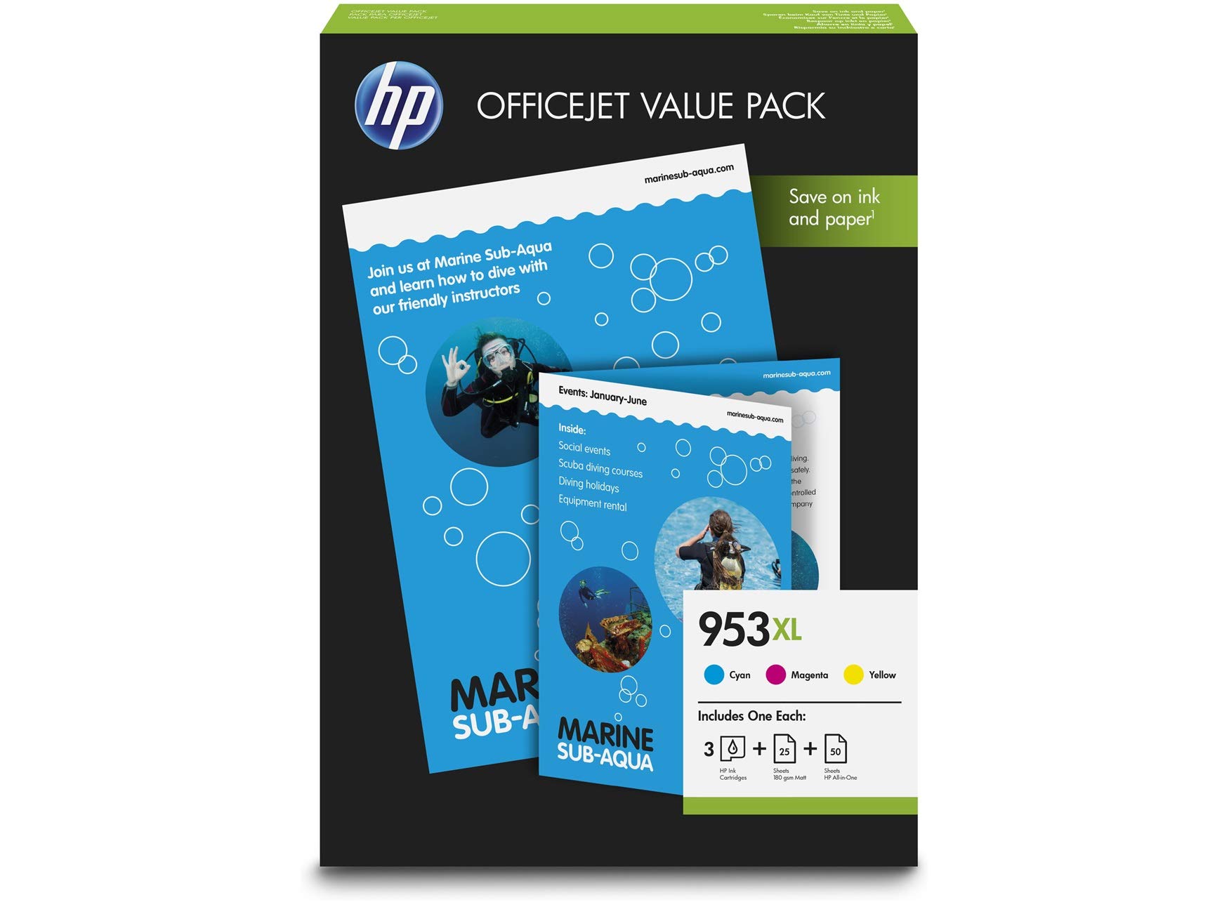 HP 1CC21AE Inkjet Cartridge - Cyan/Magenta/Yellow