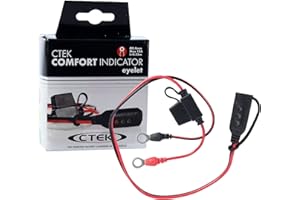 CTEK (56-382) Comfort Indicator Eyelet for M8 Top Post Batteries , Black