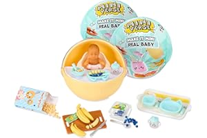 MGA'S MINIVERSE Make It Mini Real Baby Make It Mini Baby Food (2 Pack) Mini Collectibles - Blind Pack, DIY, Realistic Miniature, Playset, Bottles, Replica Food, Collectors, Girls Toys, Gifts 8+, NOT Edible