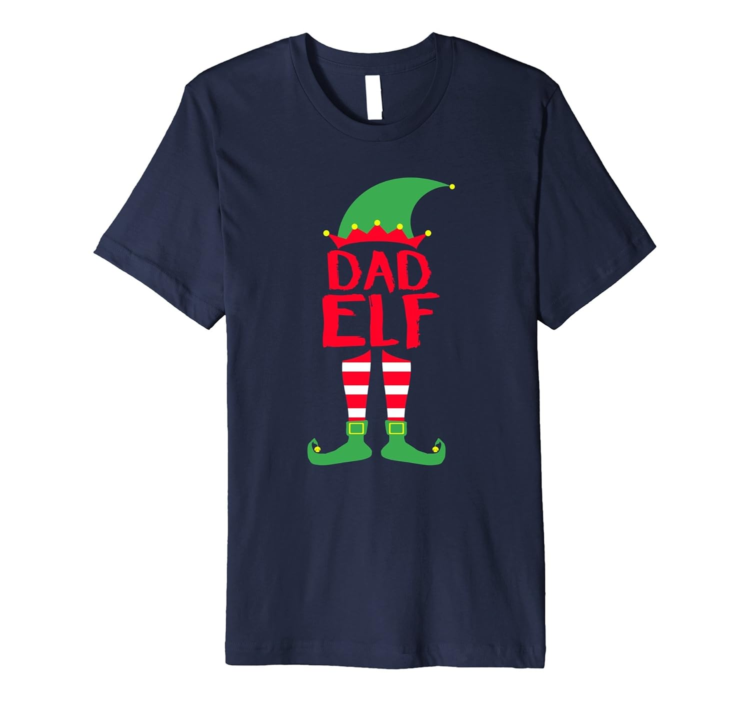 Mens Dad Elf - T-Shirt Christmas Family Matching Pajamas Gift-ANZ