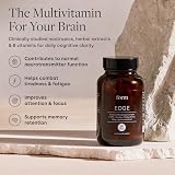 Form Edge Natural Nootropic for Focus with Alpha GPC Bacopa Ginkgo B Vitamins view 3