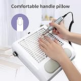 Layhou Nail Dust Collector Fan 2 Speed Powerful Table Vacuum Cleaner for Salon view 7