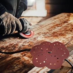 Akjwp 70PCS Sanding Discs 5 Inch 8 Holes and Loop