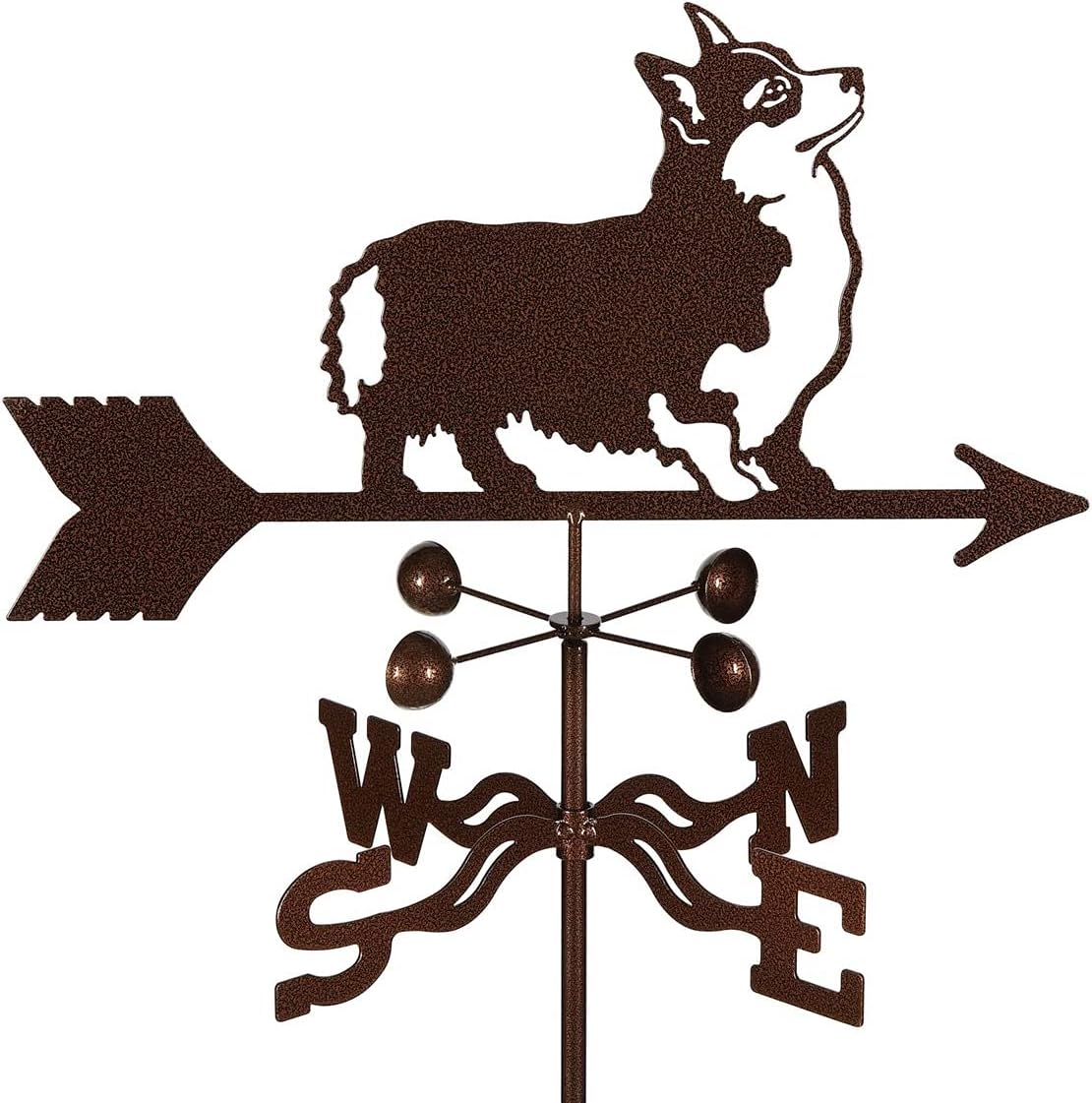 Weathervanes - EZ Vane Corgi Weathervane 21 Inch Wide Cupola Mount