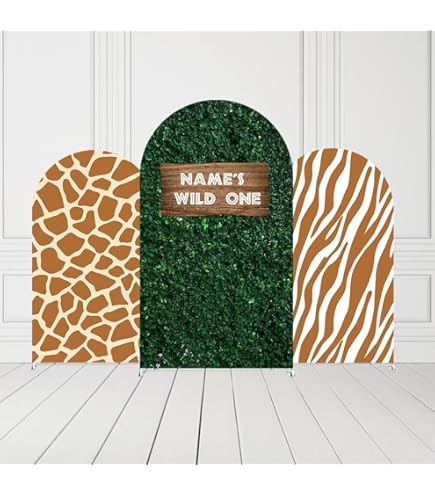 Mickey Mouse Safari Birthday Backdrop 7x5ft - Jungle Theme Party Decor