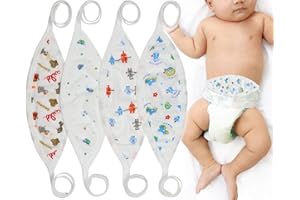 ToBeInStyle Babies' 4-Pack Comfortable Newborn Baby Belly Binder - Boy - One Size