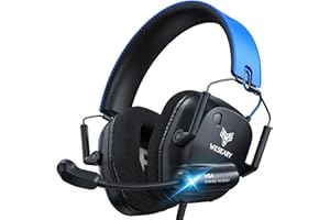 WESEARY Wired Gaming Headset with Mic for Xbox One Series X|S, PC, PS4, PS5, Switch - Stereo Sound Gaming Headphones with Noise Cancelling Microphone - Soft Memory Foam Cushion - 3.5mm Audio Jack