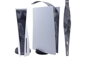 ZOKNES New version 2.0-PS5 Dust Cover Net for PS5 Console - Dustproof Heatsink Barrier for Playstation 5 Optical Drive/Digital Edition - Protects Against Pets Hair and Dust (camouflage)