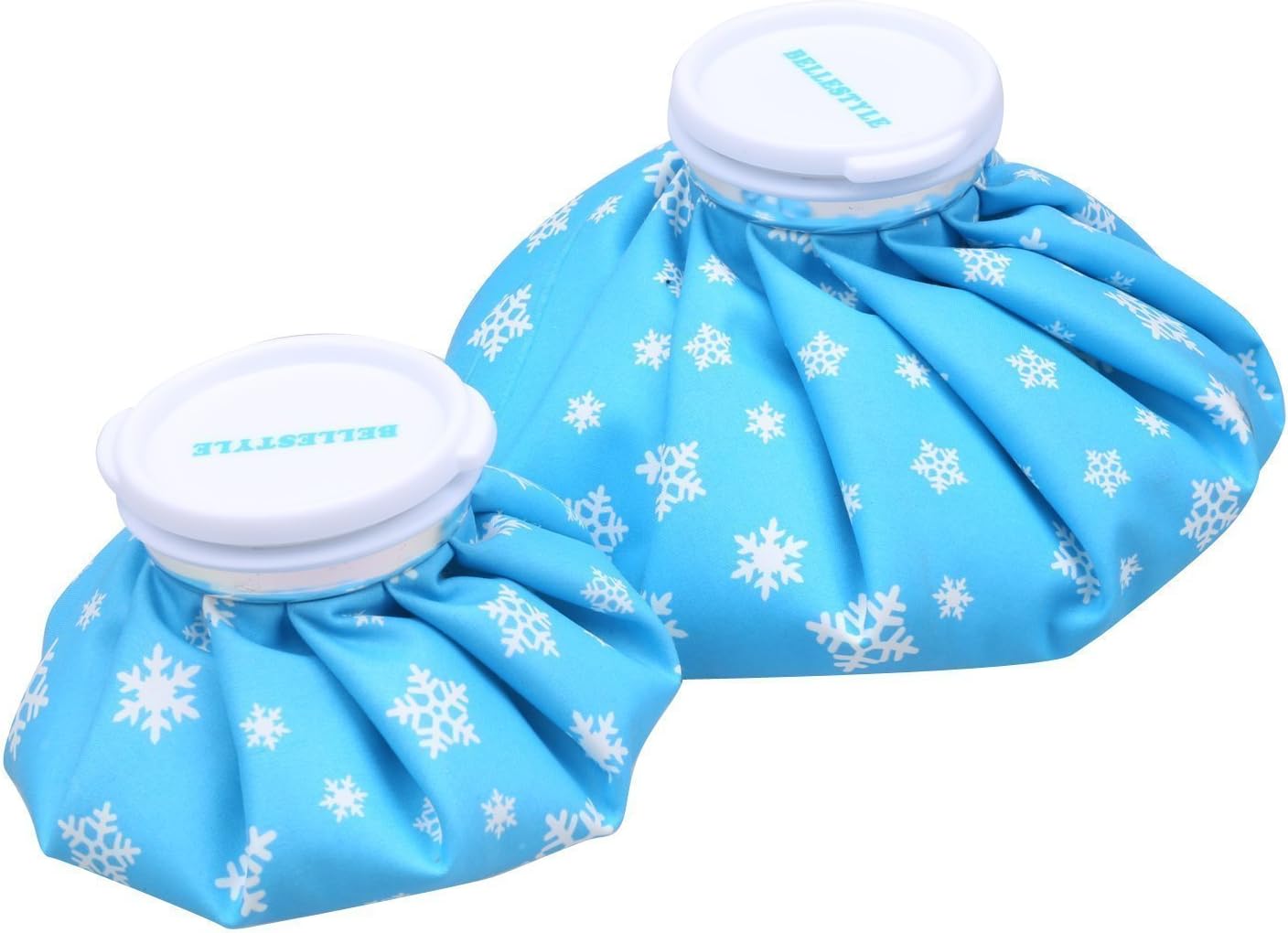 Ice Bag, BELLESTYLE 2 Pack(6"+9") Reusable Hot & Cold Therapy Pack for
