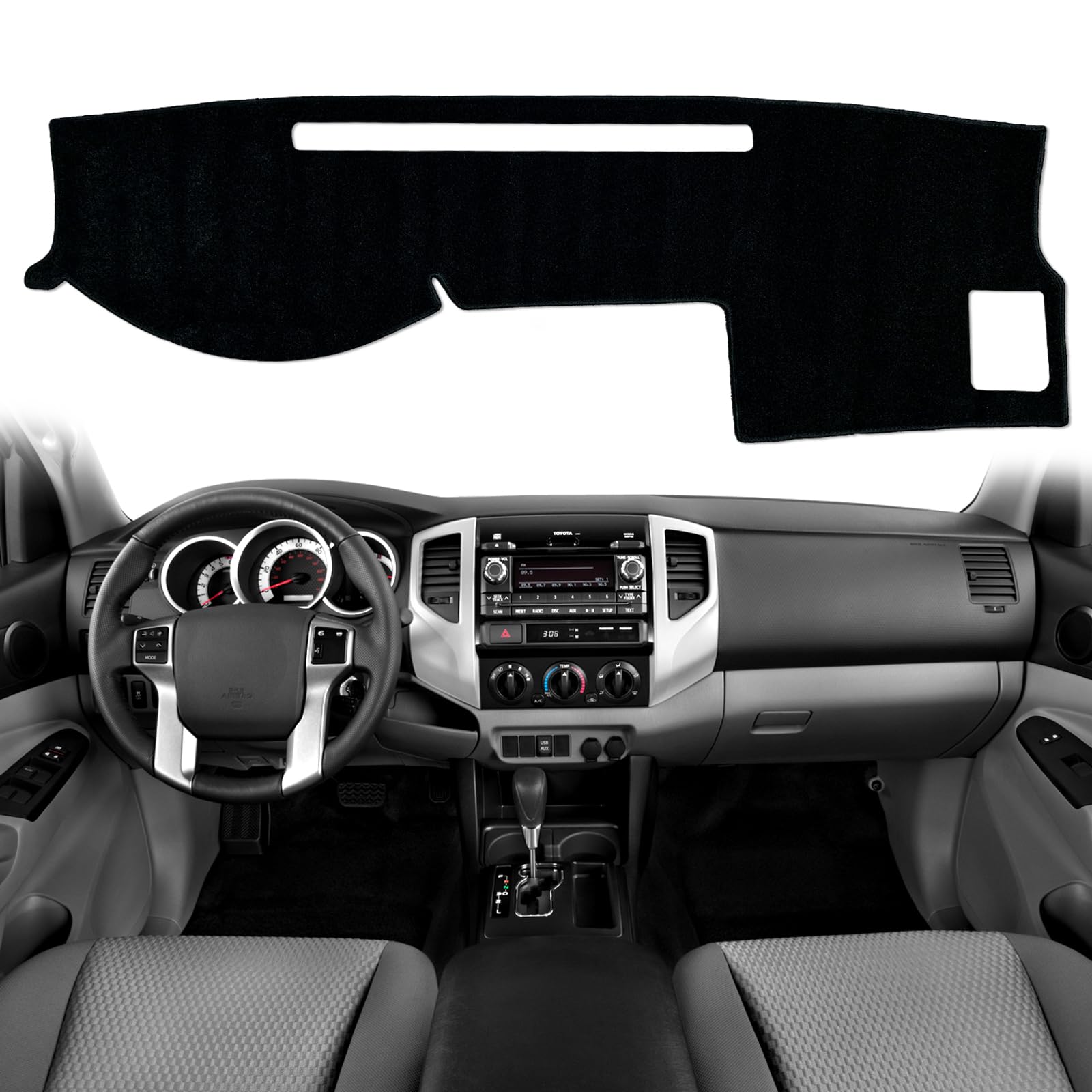 Photo 1 of Biifoxee Dash Cover Custom Fit for Toyota Tacoma 2005-2015 Dashboard Cover Dashcover Dash Mat Protector Carpet Pad Accessories
