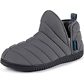 RockDove Men's Alpinz Puffer Bootie Slipper with Memory Foam
