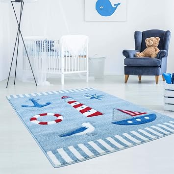 Myshop24h Kinderteppich Teppich Hochwertig Konturenschnitt