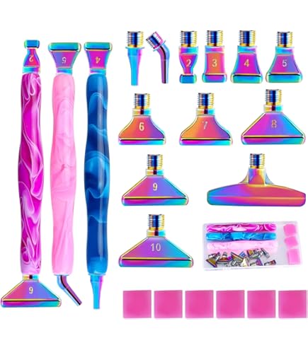 LIRUNQIU Boîtes De Rangement Pour Peinture Diamant, 120 Emplacements Pour Accessoires Et Outils De Peinture Diamant (violet