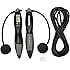 Showpin Jump Rope Digital Counting Calorie Counter Jump Ropes Fitness Sport Skipping Ropes Indoor/Outdoor CrossFit Workout Skipping Ropes,Alarm Reminder Weight Setting,Battery Included
