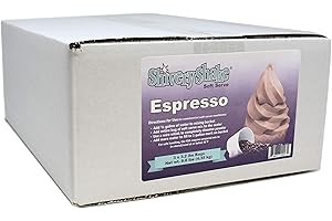 SHIVERYSHAKE Shivery Shake Soft Serve Ice Cream Mix, 3 x 3.2 lb case, Espresso