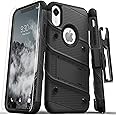 ZIZO Bolt Series for iPhone XR Case with Screen Protector Kickstand Holster Lanyard - Black​