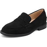 Journee Womens Brooks Wide-Width Penny Loafer