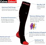 (2 Pairs) Calves Kelson Compression Socks 20-30 mmHg for Men Women view 2