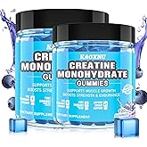 KAOXNU 2 Pack Creatine Monohydrate Gummies 5000mg for Men & Women, 120 CT Chewable Creatine Monohydrate for Muscle Support, Energy Boost, 5g of Creatine Monohydrate per Serving - Sugar Free,Vegan