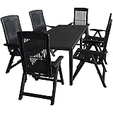 Amazon.de: Gartenmöbel Sitzgruppe Rattan Geflecht 13-teilig "Reflex