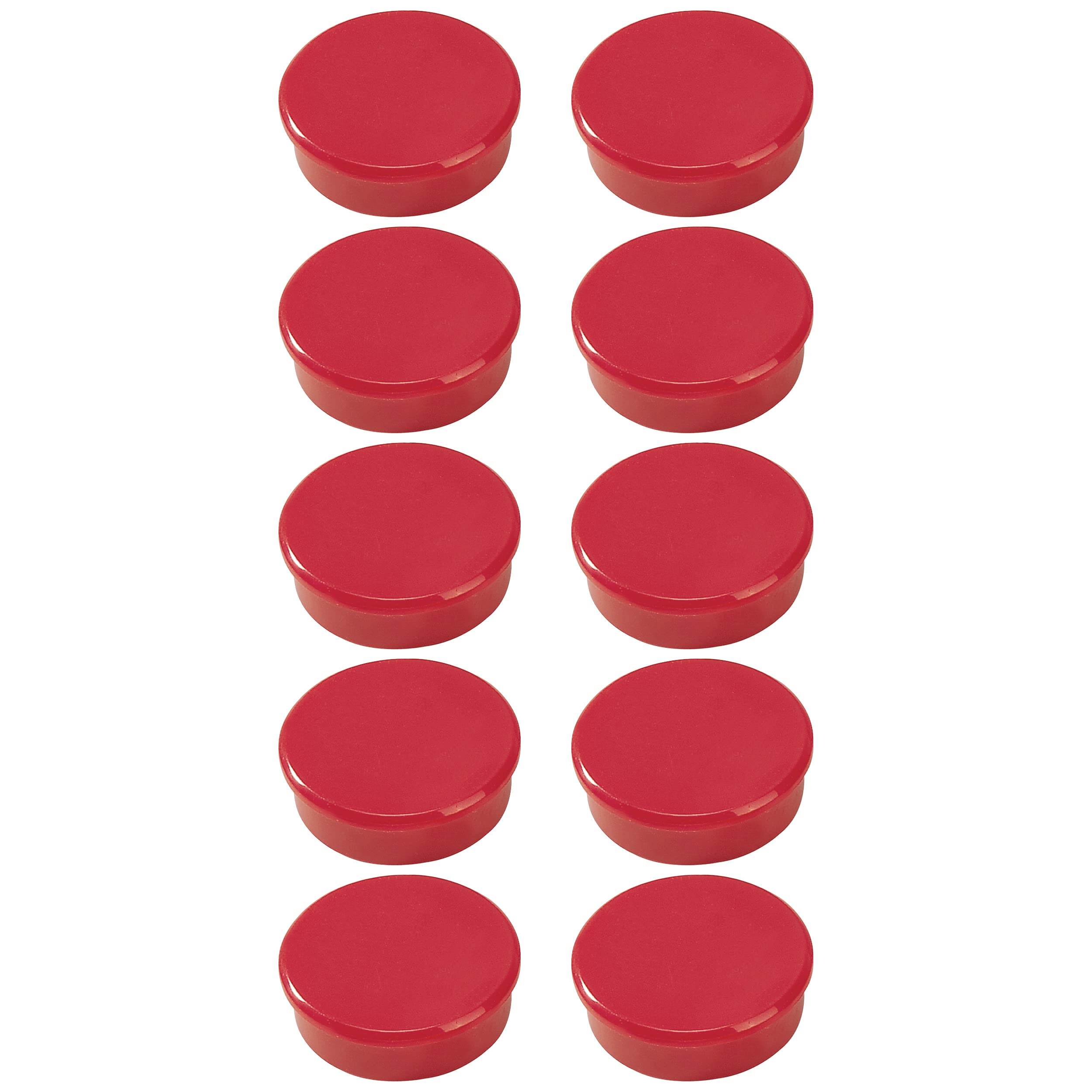 Dahle 00.13.95538 Holding Magnet 38 mm 10 Pieces Red