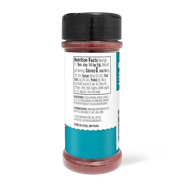 AMAZON GROCERY, CHILI POWDER, 2.75 OZ (PREVIOUSLY HAPPY BELLY, PACKAGING MAY VARY)