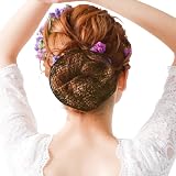 LAMXD 20 Pieces Hair Nets Bun Holders Invisible Elastic Mesh Ballet Dance Nurse view 4