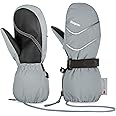 Unigear Kids Mittens Waterproof Winter Snow Ski Mittens with String for Boys Girls