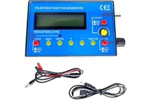 BAIKOUM07 1Hz - 500KHz Frenquency Generator, Rife Machine, Schumann Resonance Generator, Frequency Healing Device, Counter, 0.01Hz-500kHz, Sine, Square, Sawtooth Waveform Output, rife Machine, 128 hz Tuning