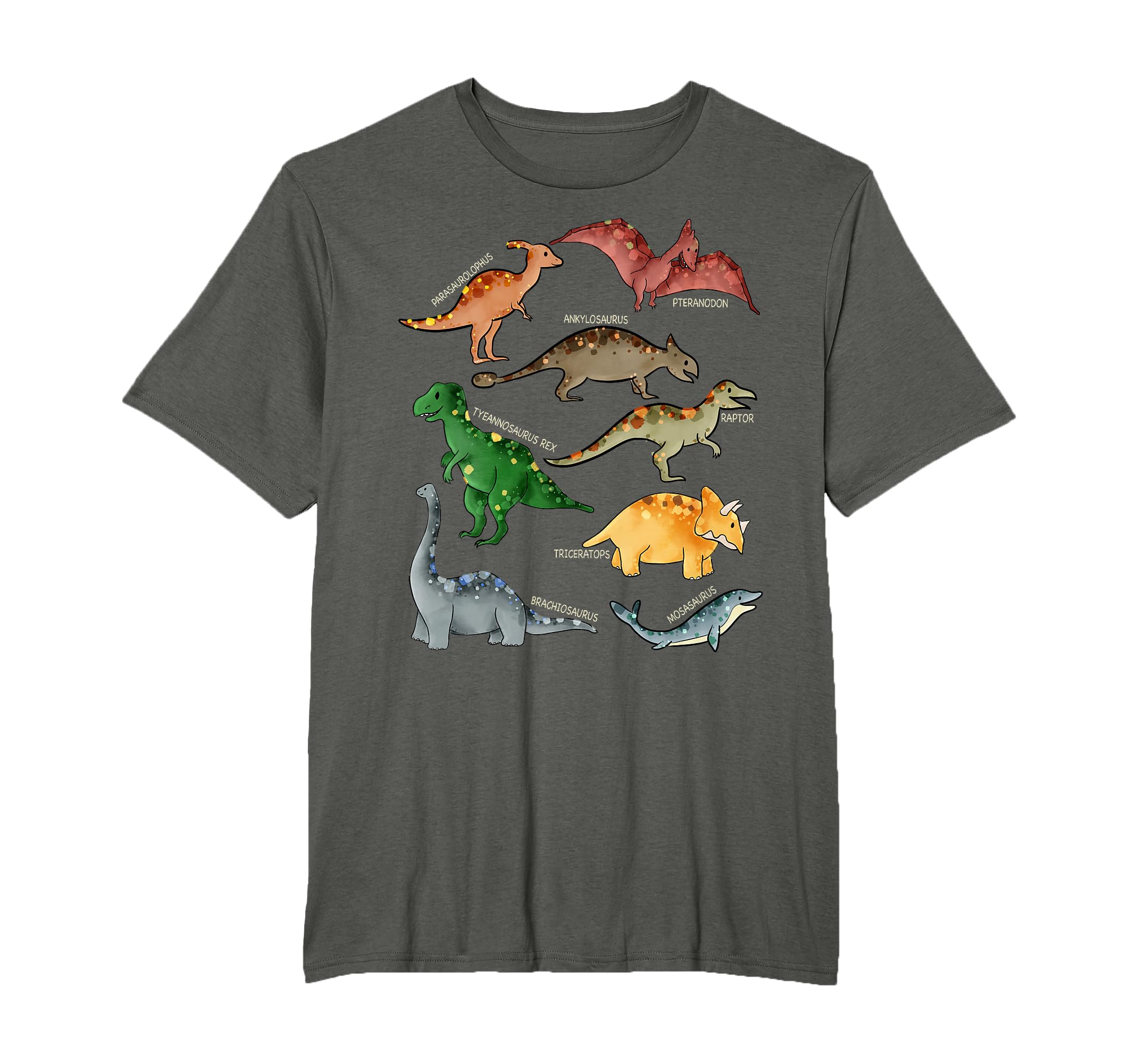 Dinosaur Favorite Types of Dinosaurs T-Rex T-Shirt
