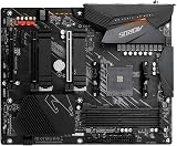 Gigabyte B550 AORUS Elite AX V2 Motherboard AMD Ryzen 5000 12+2 Phase VRM view 2