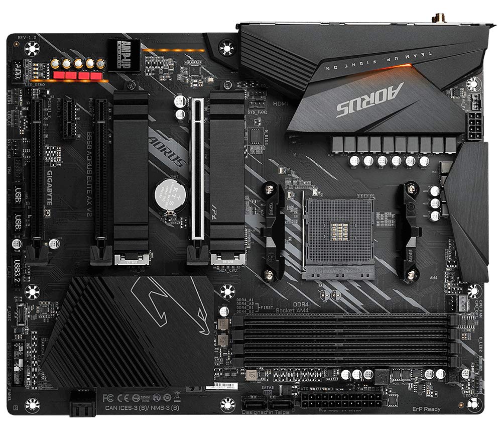 Gigabyte B550 Aorus Elite Ax V2 Motherboard Power Delivery And Heatsink Design