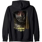 Mortal Kombat 2 Scorpion Portrait Zip Hoodie